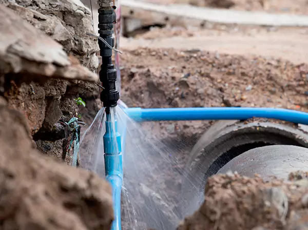 Burst Pipe Cleanup in Redan
