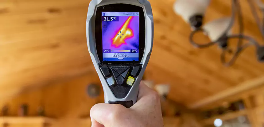 Infrared Camera Roof Leak Detection in Redan