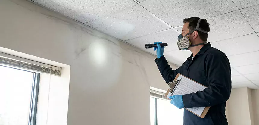 Ceiling Water Damage Inspection in Redan