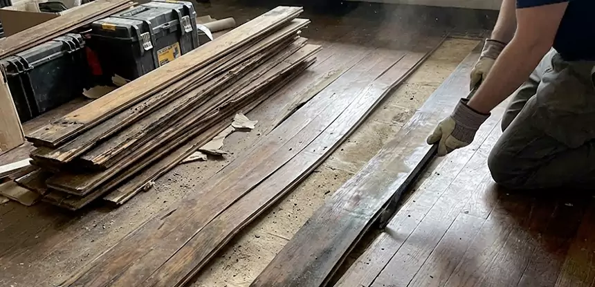 Wood Veneer Water Damage Repair Redan